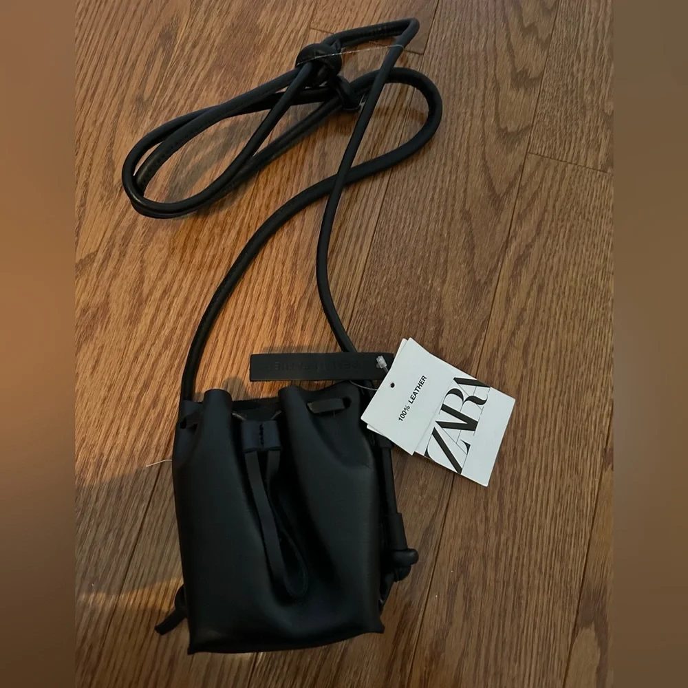 Mini bucket bag (NEW) Genuine leather - Picture 2 of 7